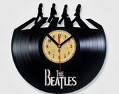 Vinyl Record Clock - The Beatles Abbey road.