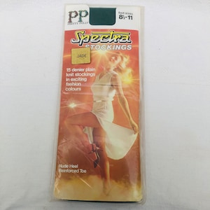 3 X 1980s Vintage Pretty Polly Hosiery, Stockings & Tights 100% Nylon