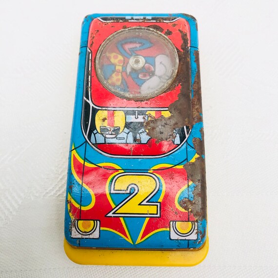 レーシングカー ブリキの自動車 ブリキの車 レーシングカー／ダークグリーン(Mサイズ) , ブリキ