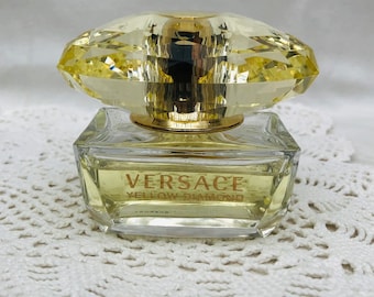 Vintage Versace Yellow Diamond 50 ML 1.7 US Fl. OZ Eau De Toilette Made in Italy. Etsy