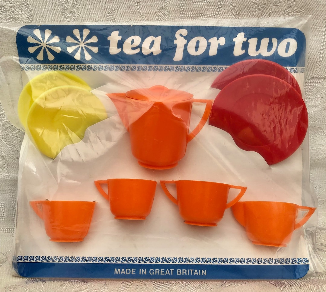 1960s Vintage Plastic Teaset in Original Packaging Toy Etsy