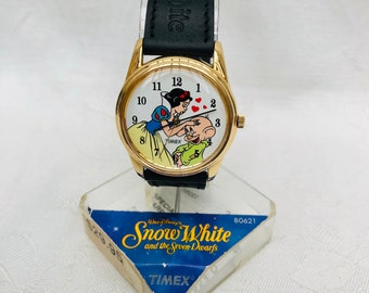 Art Deco Timex Damenuhr Alt Vintage 90s Timex Moon Phase Quartz