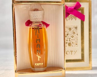 Vintage 1930er Jahre L'Aimant, Eau De Toilette, Parfum Von Coty France, ungeöffnete 15 ML Flasche In Originalverpackung.