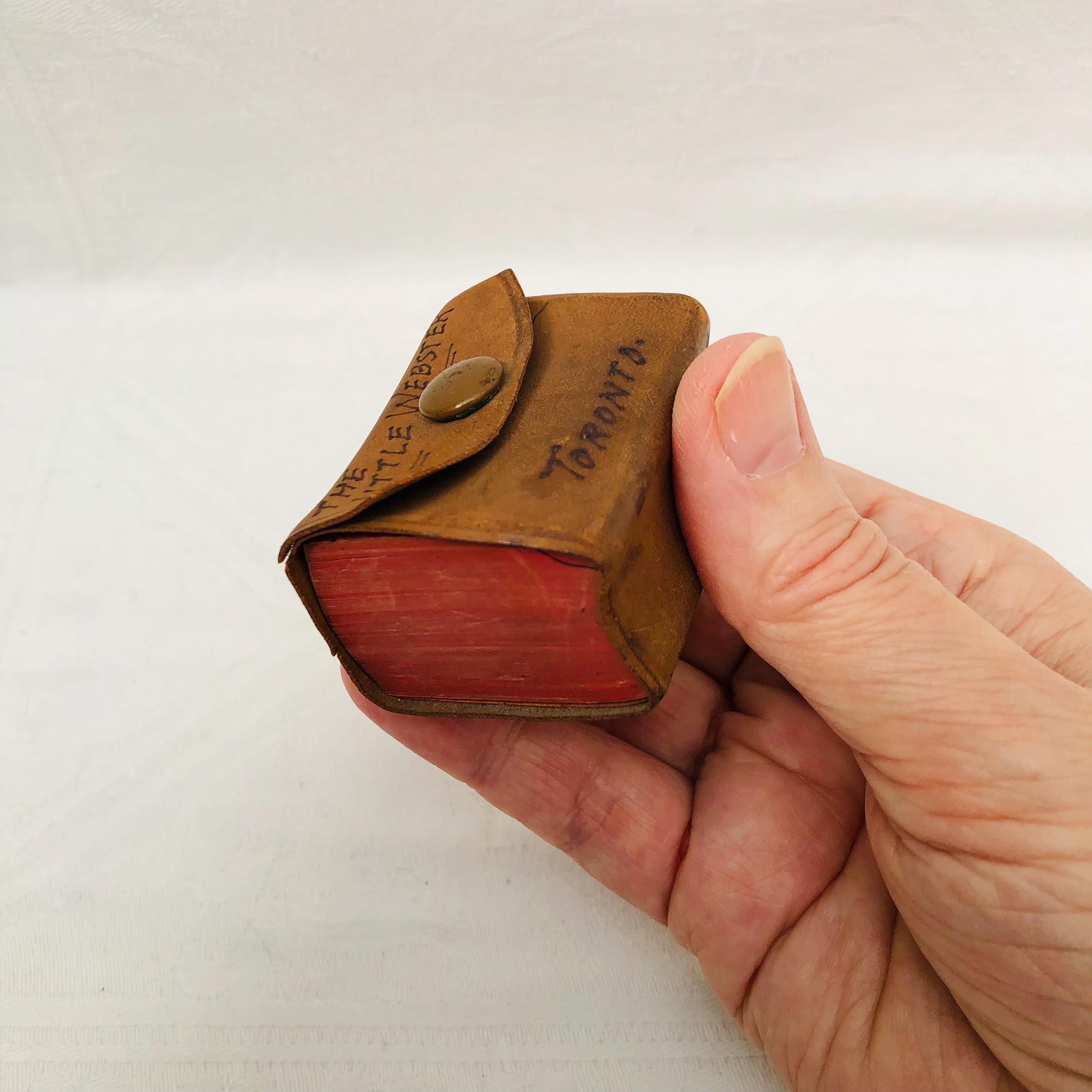 The Little Webster, Antique American, Miniature Dictionary