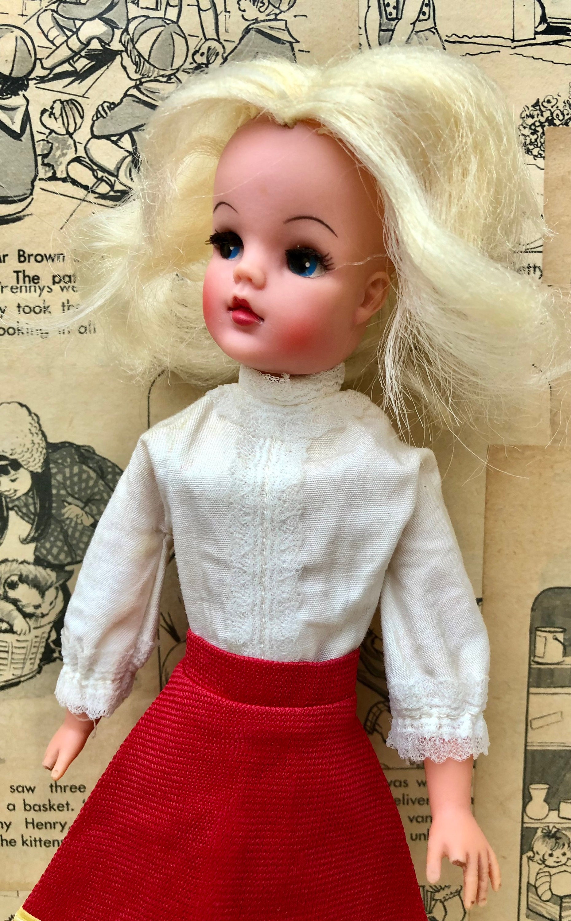 Vintage Pedigree Fun Time Sindy 1973, Chubby Leg 3055X O. D Vintage Pedigree Fun Time Sindy 1973, Chubby Leg 3055X O. D