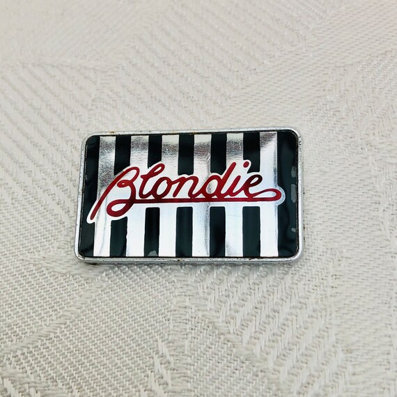Original 1978 Blondie Parallel Lines, Clubman Pin… - image 7