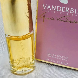 Vintage French Perfume Vanderbilt Eau De Toilette Vaporiser Spray 15 ML - 0.5 FL.OZ Original Box U.K Shipping Only.