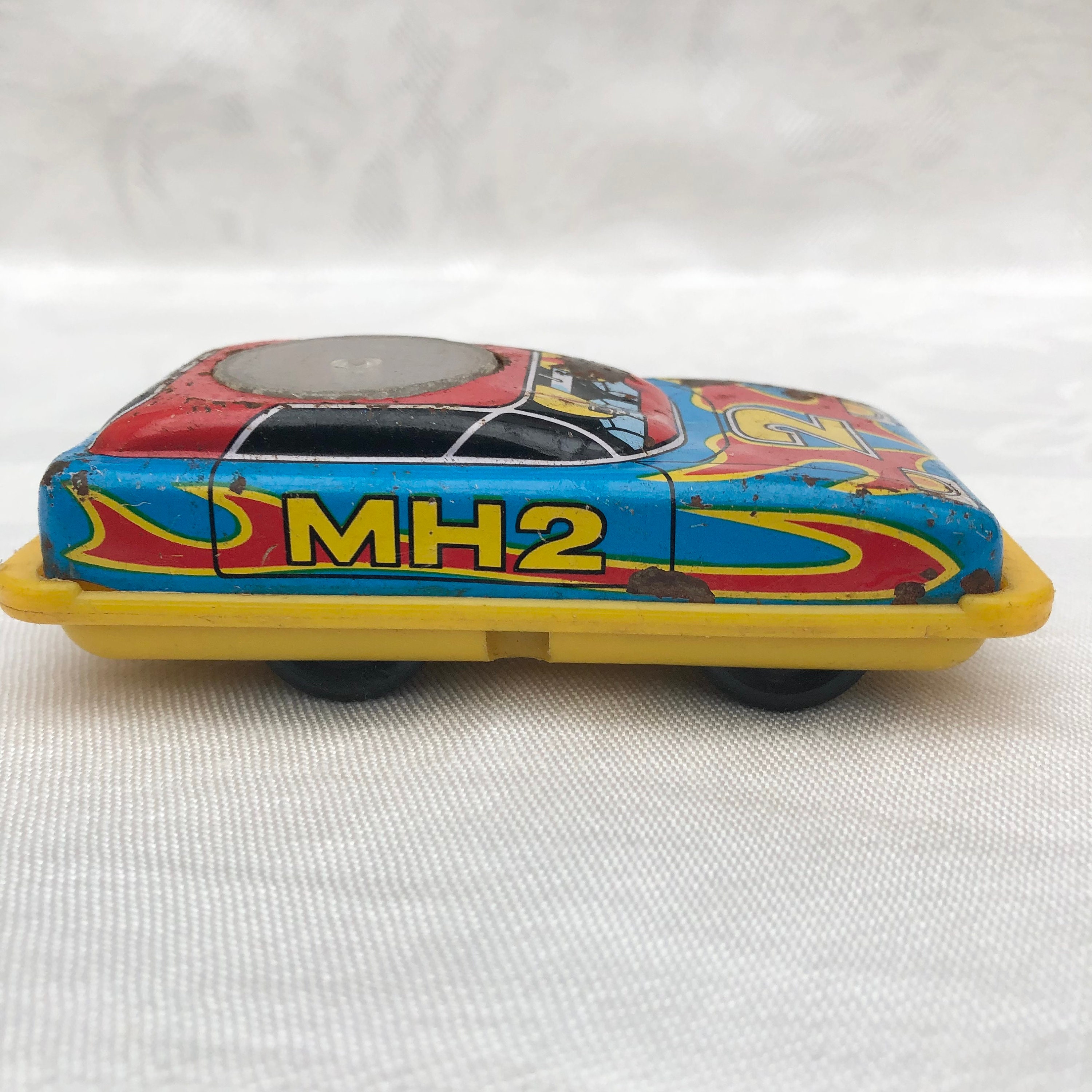 レーシングカー ブリキの自動車 ブリキの車 レーシングカー／ダークグリーン(Mサイズ) , ブリキ