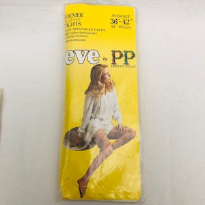 3 X 1980s Vintage Pretty Polly Hosiery, Stockings & Tights 100% Nylon