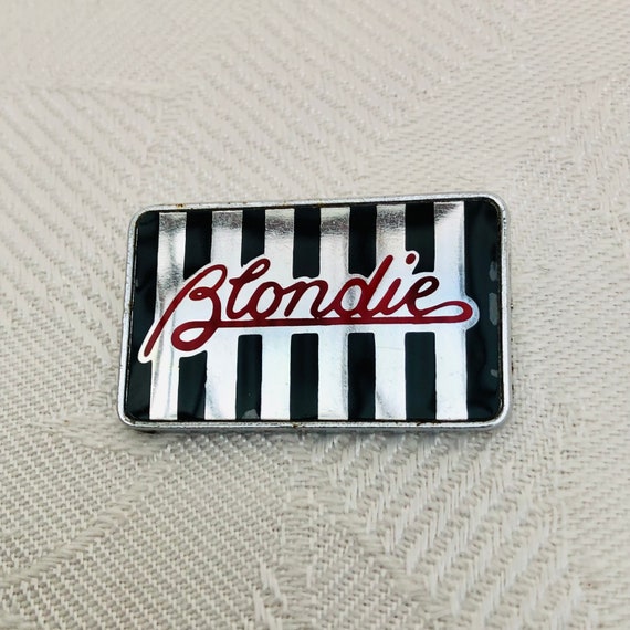 Original 1978 Blondie Parallel Lines, Clubman Pin… - image 5