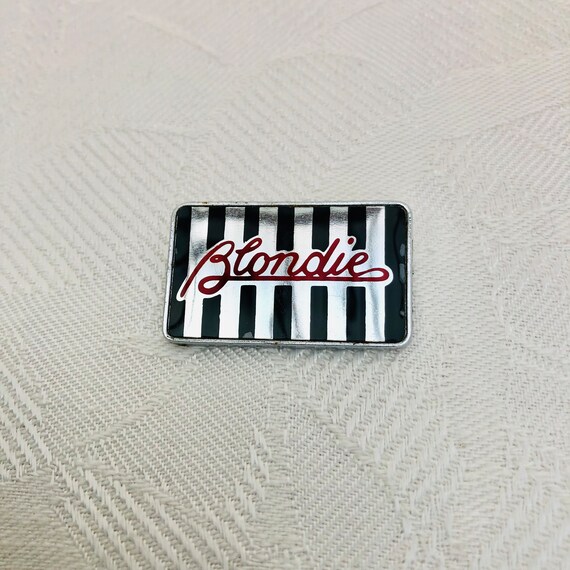 Original 1978 Blondie Parallel Lines, Clubman Pin… - image 10