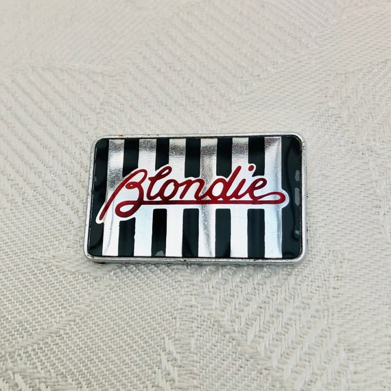 Original 1978 Blondie Parallel Lines, Clubman Pin… - image 3