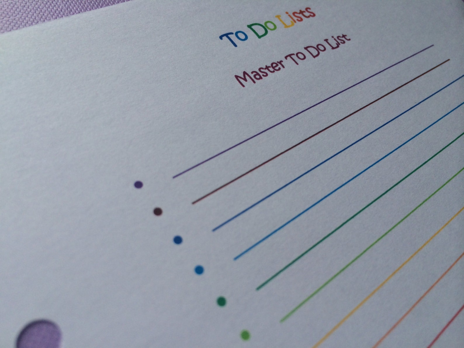 Pastel Rainbow to Do List Pages A5 PDF Files - Etsy