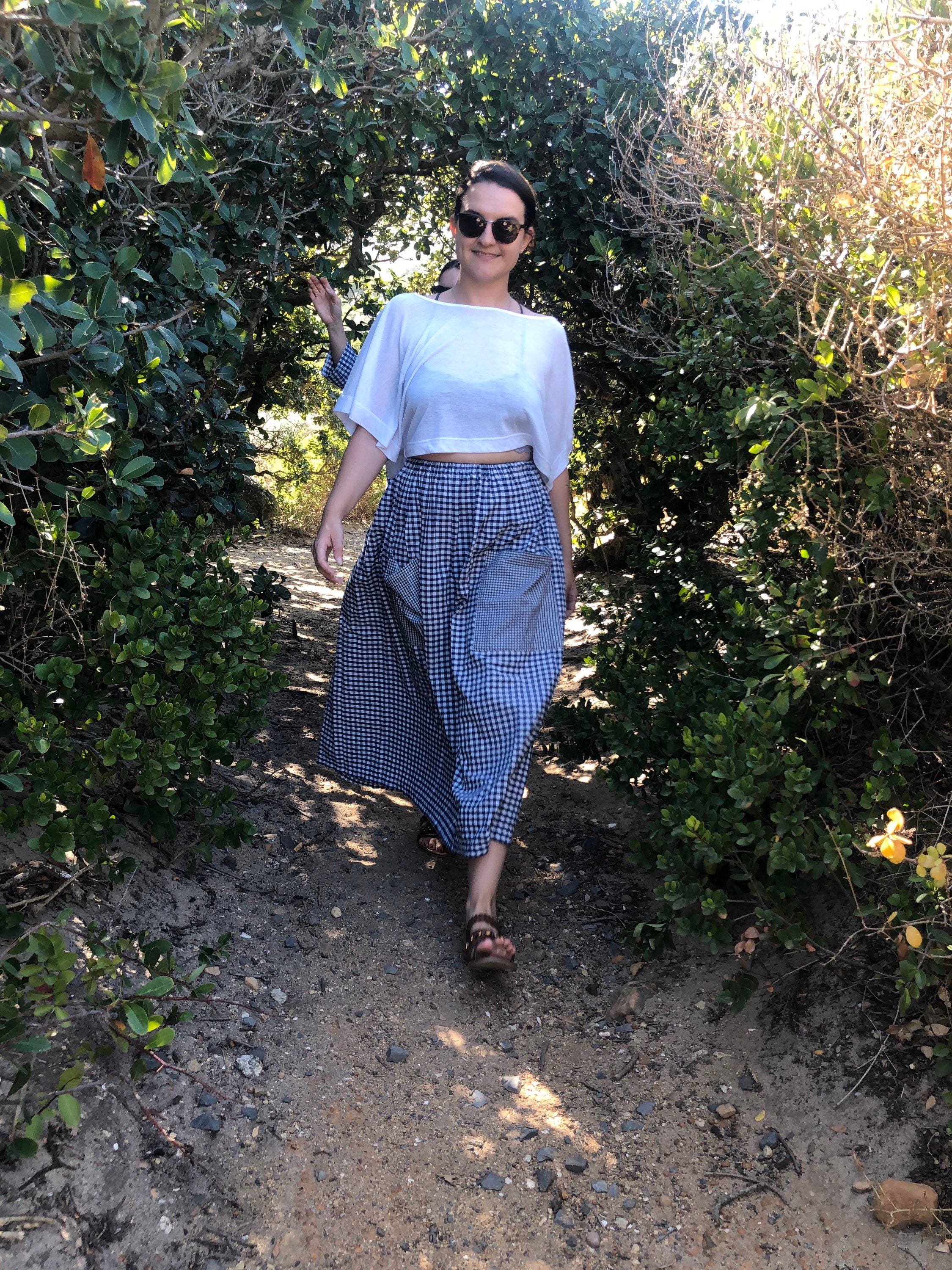Blue Gingham Skirt – My Store