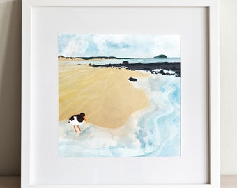 Tyninghame Clouds: limited edition giclee print