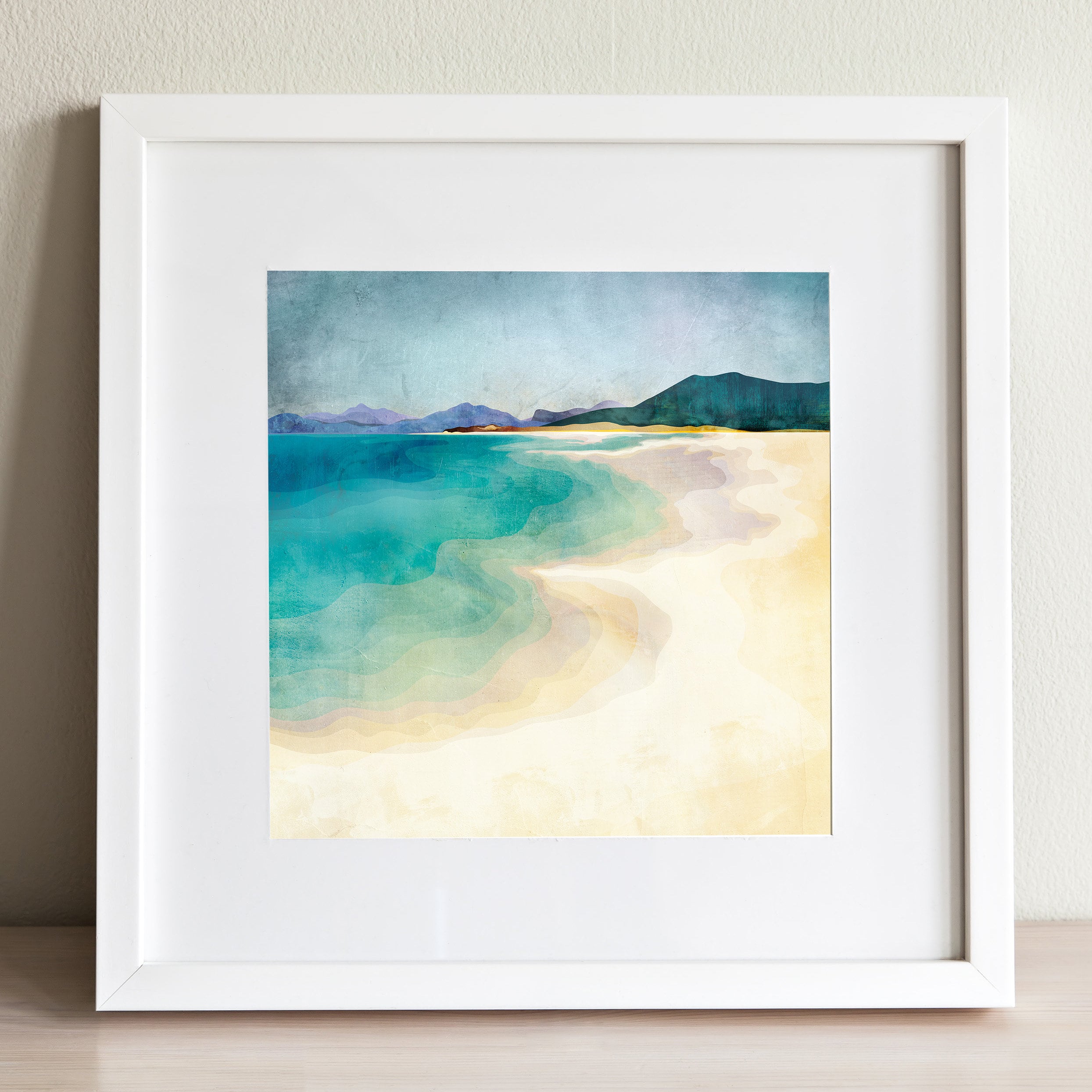 Luskentyre Beach: limited edition giclee print