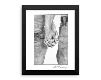 Going Steady - Framed Art Print