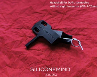 Headshell for DUAL turntables (straight tonearm, OD=7-7.1mm)