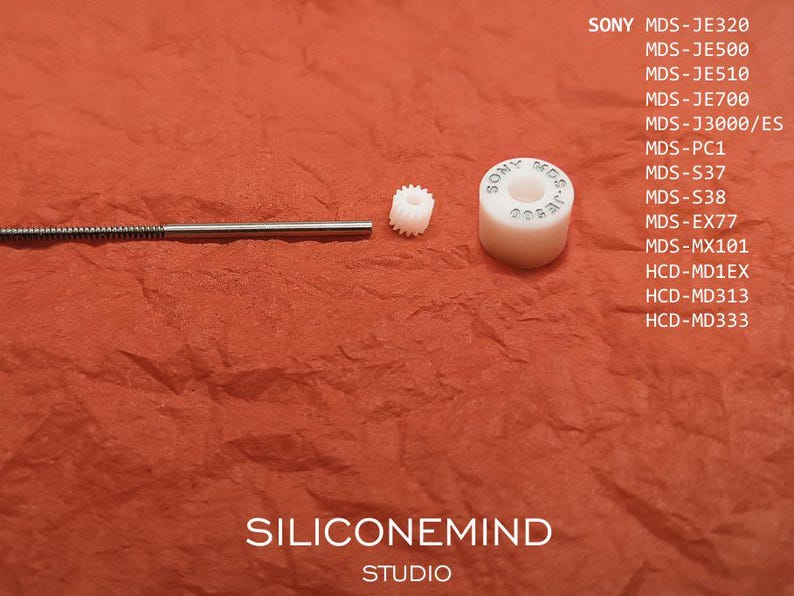 Engranaje de transmisión para Sony mds-je320, mds-je500, mds-je510, mds-je700, mds-pc1, mds-s37, mds-ex77, mds-mx101, hcd-md1ex, hcd-md1dx, sm# A-3304-200-A imagen 3