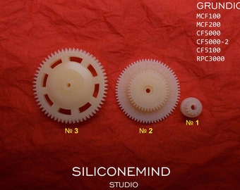 Set completo di ingranaggi per Grundig MCF100, MCF200, CF5000, CF5000-2, CF5100.