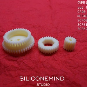 Engranajes (3 piezas) para Grundig CF40, MCF400, SCF6000, SCF6100, SCF6200 imagen 3