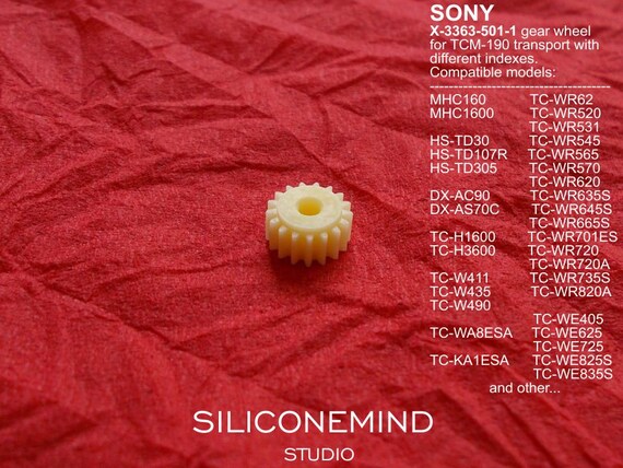 SONY X-3363-501-1 Replacement Gear for TCM-190 Transport. Not