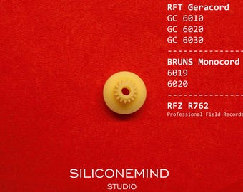 Gear for RFT Geracord GC6010, GC6020, GC6030, Bruns 6019, 6020, RFZ R762. Self-made, not original part. Tested.