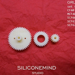 Engranajes (3 piezas) para Grundig CF40, MCF400, SCF6000, SCF6100, SCF6200 imagen 1