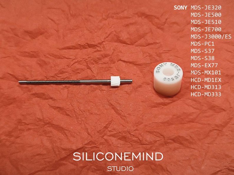 Engranaje de transmisión para Sony mds-je320, mds-je500, mds-je510, mds-je700, mds-pc1, mds-s37, mds-ex77, mds-mx101, hcd-md1ex, hcd-md1dx, sm# A-3304-200-A imagen 4