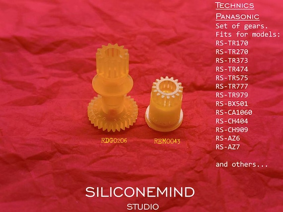 Technics / Panasonic . Set of Repair Gears REM0043, RDG0206
