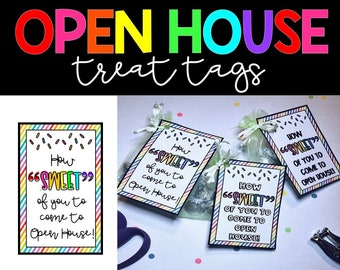 Open House Treat Tags