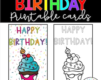 Happy Birthday Card Printable