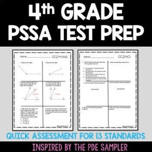 4th Grade PSSA Test Prep