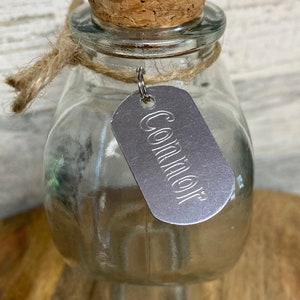 Pennies from Heaven jar w/Engraved Name Tag image 3