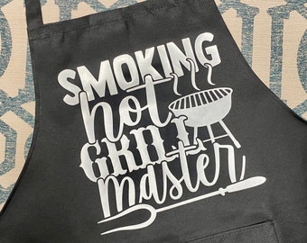 BBQ Grill Master Apron Fathers Day Gift