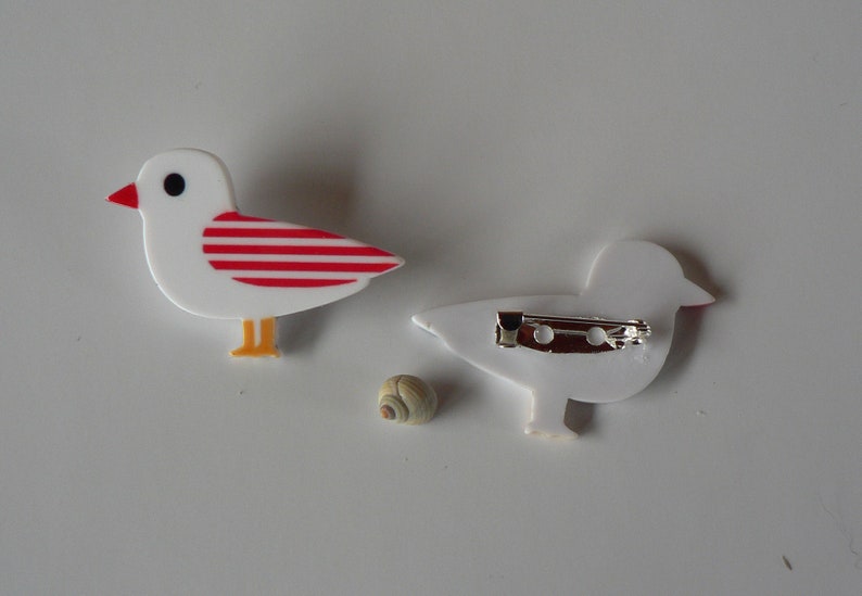 Broche Mouette Marinière. afbeelding 6