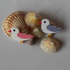 Broche Mouette Marinière. afbeelding 1