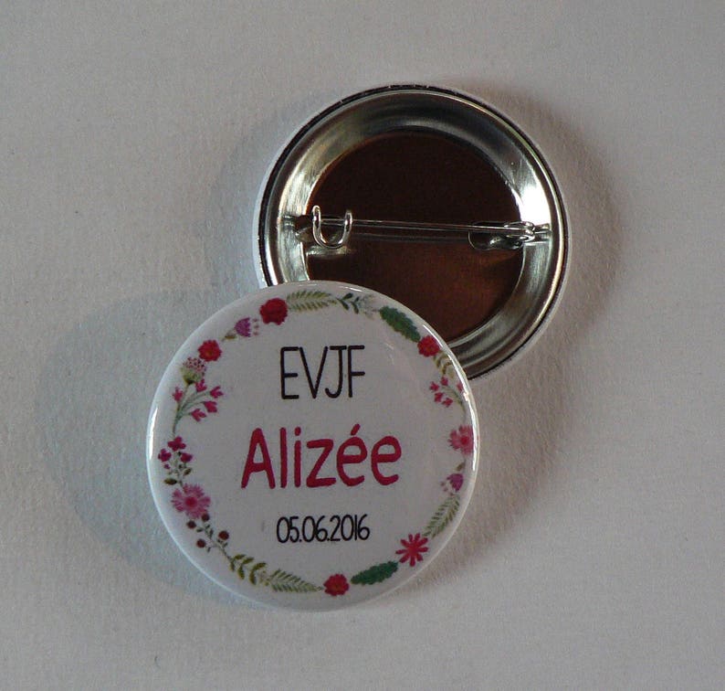 Kit Badges EVJF personalized wedding Country crown. image 3