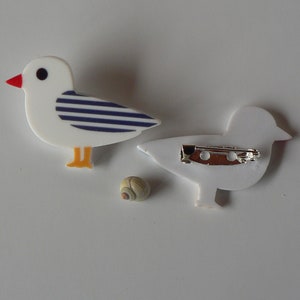 Broche Mouette Marinière. afbeelding 5