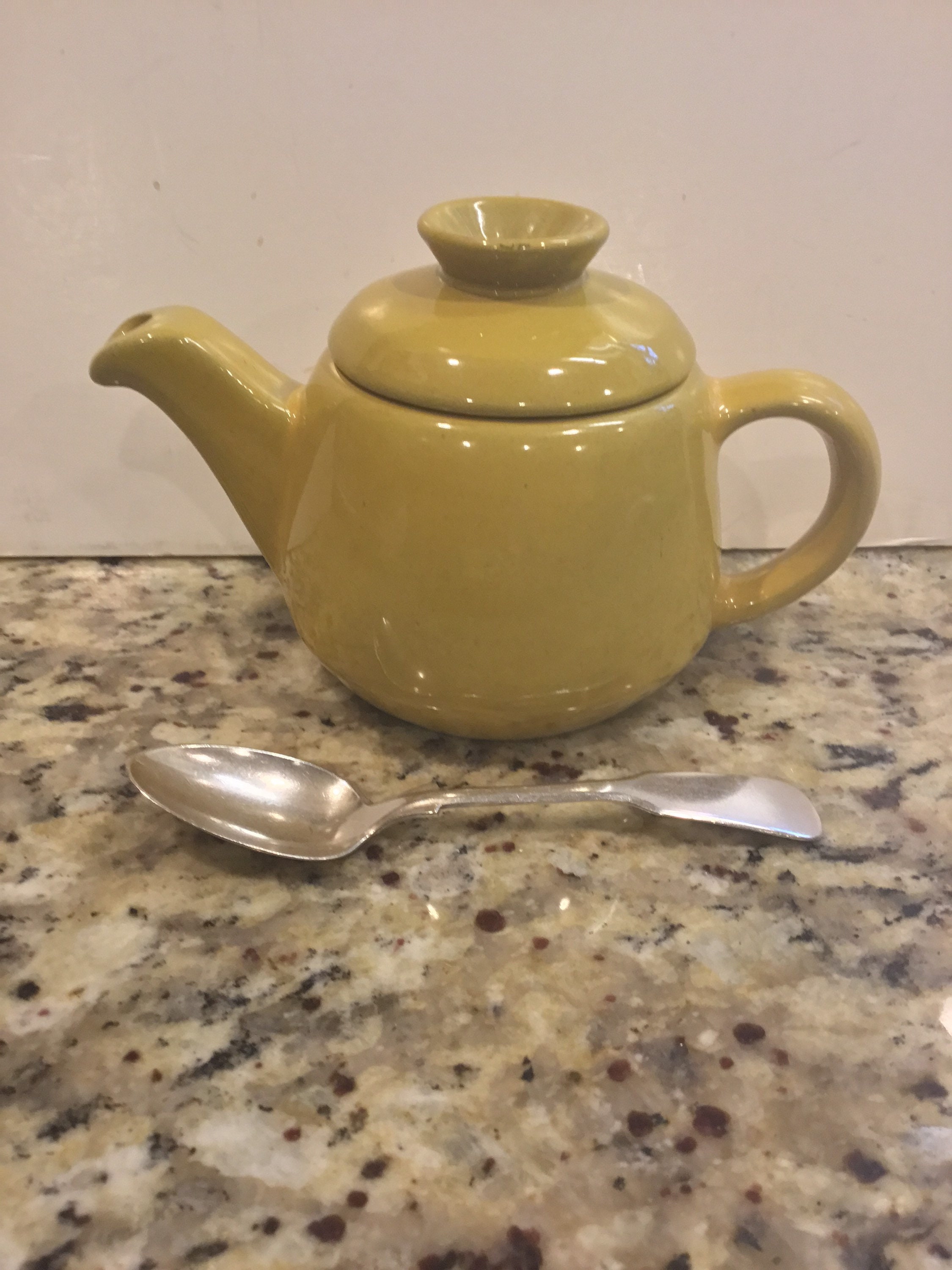 Frankoma teapot 8 ounce vintage teapot single serve pottery Etsy