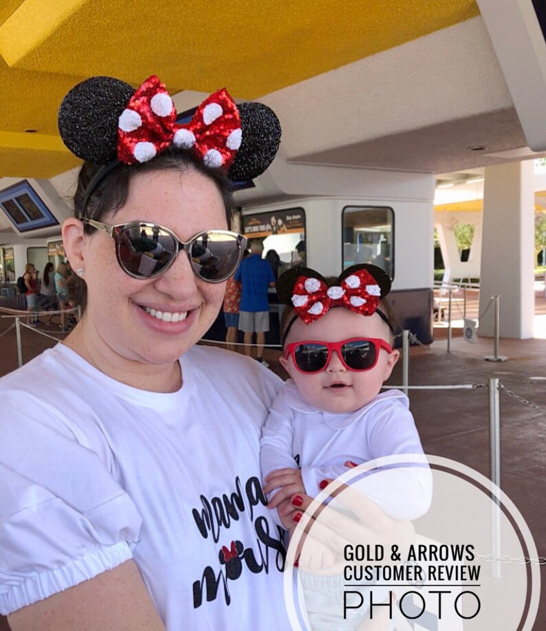 Red Mickey Headband Mickey Mouse Pink polka Dot Mickey Ears Red Mickey Mouse Ears Red Mickey Mouse Birthday Red Minnie Mouse Ears Red