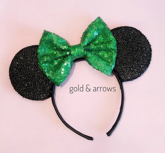 Green Minnie Ears - Minnie Mouse Headband - Mickey Custom  display picture 3