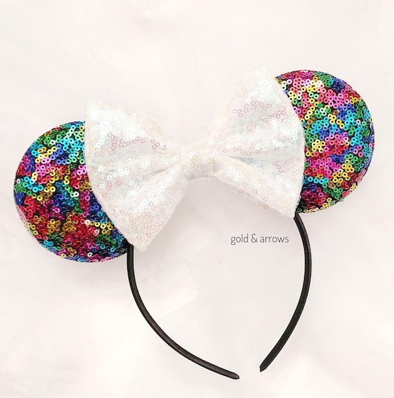 Honeymoon Ears Black /& Red White Veil Bride Minnie Ears Wedding Ears CLGIFT Bride Minnie Mouse Ears Headband Bachelorette Party Ears