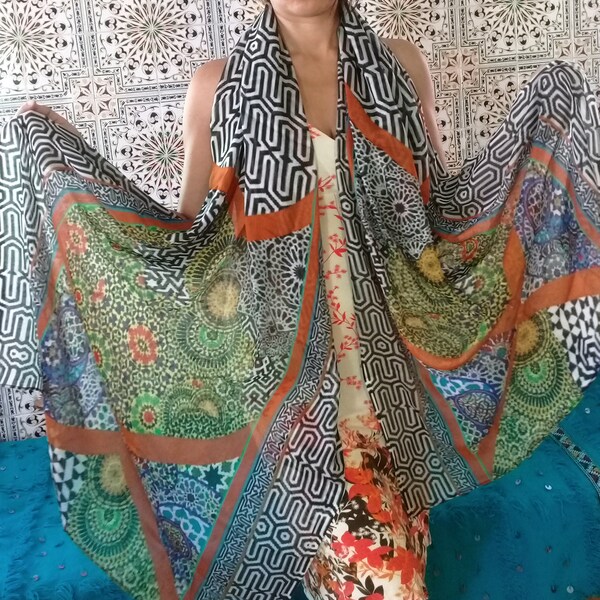 Large silk Scarf *Mosaic*