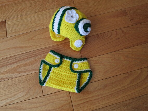 Crochet Green Bay Packers Football Newborn Inspired Baby Boy Baby Girl  Photo Prop Outfit- 5-7 Business Day Lead Time - Etsy Canada