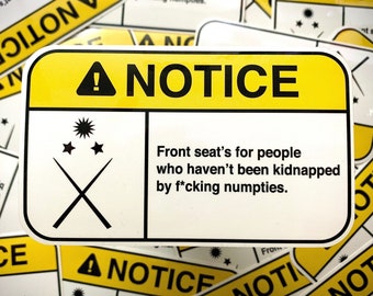 Numpties Sticker (Carry On inspired)