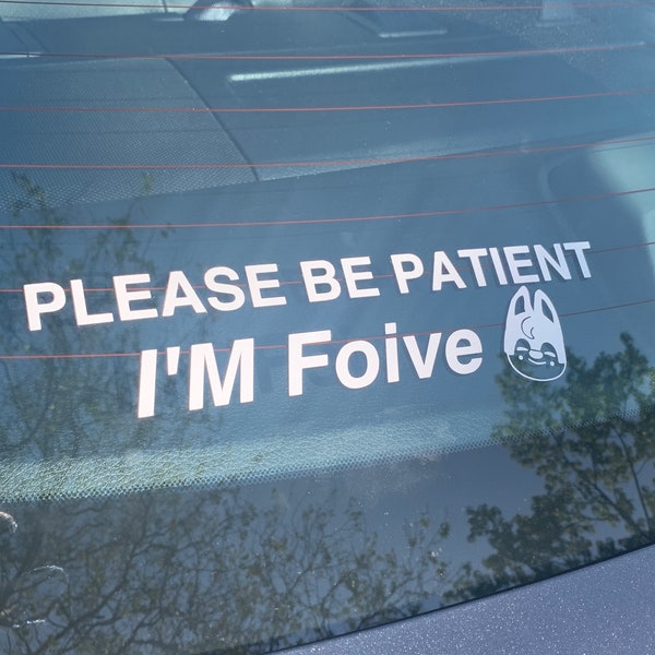 Please be Patient I'm Foive - SKZ Inspired Decal