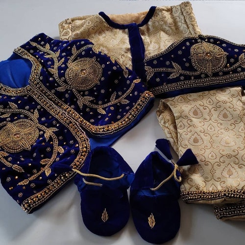 Nepali Pasni / Weaning cheapest Ceremony / Janko Blessing Ceremonial Hand Embroided Costume Baby Boy Daura Surwal