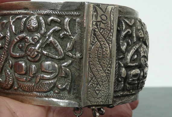 David Rosales Indian Summer Cobble Inlaid Sterling Silver Bracelet