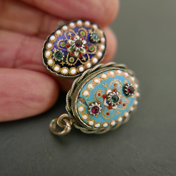 Fine Enamel Jewelry Etsy